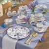 image:imageWDF 50Pack Lemon Oval Paper Plates  10x12 Heavy Duty Large Disposable Dinner Plates  Summer Lemon Serving Platters for BirthdayWeddingTea PartyBaby ShowerSummerBlue and White