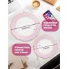 image:imageWDF 60pcs Purple Plates Disposable with Gold Rim  Baroque Light Purple Plastic Plates  Lavender Plates for SpringWeddingEasterBirthdayClear Pink with Gold Rim