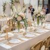 image:imageWDF 60pcs Purple Plates Disposable with Gold Rim  Baroque Light Purple Plastic Plates  Lavender Plates for SpringWeddingEasterBirthdayGold