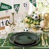 image:imageWDF 150pcs Blue plastic Plates  Navy Blue Plates Disposable  4th of July plates  25guest Disposable Dinnerware Sets for PartyWeddingBirthdayFathers DayGreen