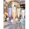 image:imageWDF 36PCS Pink Champagne Flutes Plastic  6 OZ Pink Glitter Disposable Champagne Flutes for WeddingBirthdayPartiesBridal ShowerSummerColorful
