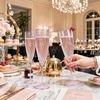 image:imageWDF 36PCS Pink Champagne Flutes Plastic  6 OZ Pink Glitter Disposable Champagne Flutes for WeddingBirthdayPartiesBridal ShowerSummerPink Glitter